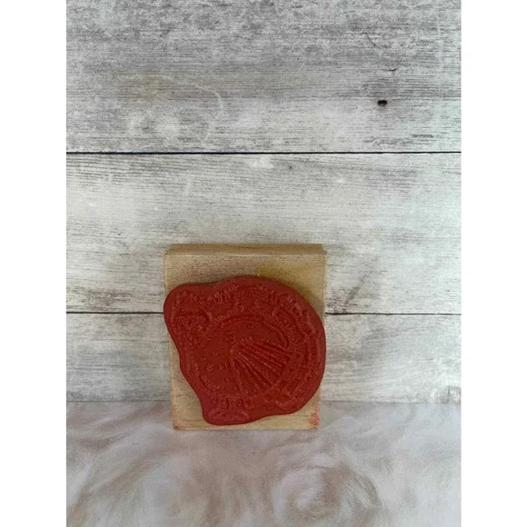 DJ Inkers Gobbler Turkey Wood‎ Rubber Stamp – Thanksgiving Fall Crafting - Picture 3 of 6